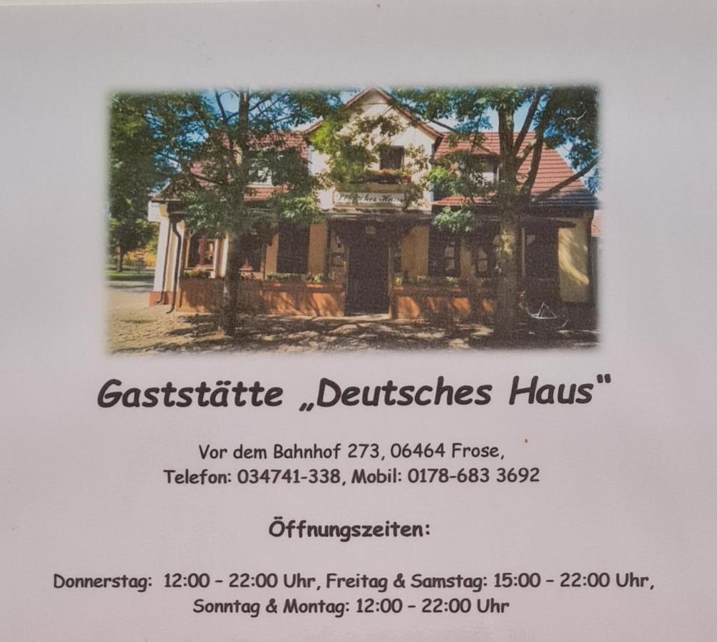 "Altes Stellwerk Frose" Am Froser See Exteriör bild