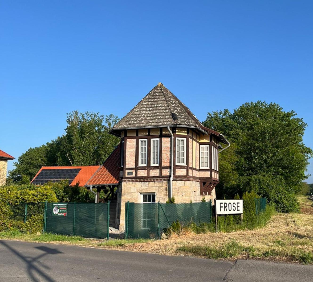 "Altes Stellwerk Frose" Am Froser See Exteriör bild